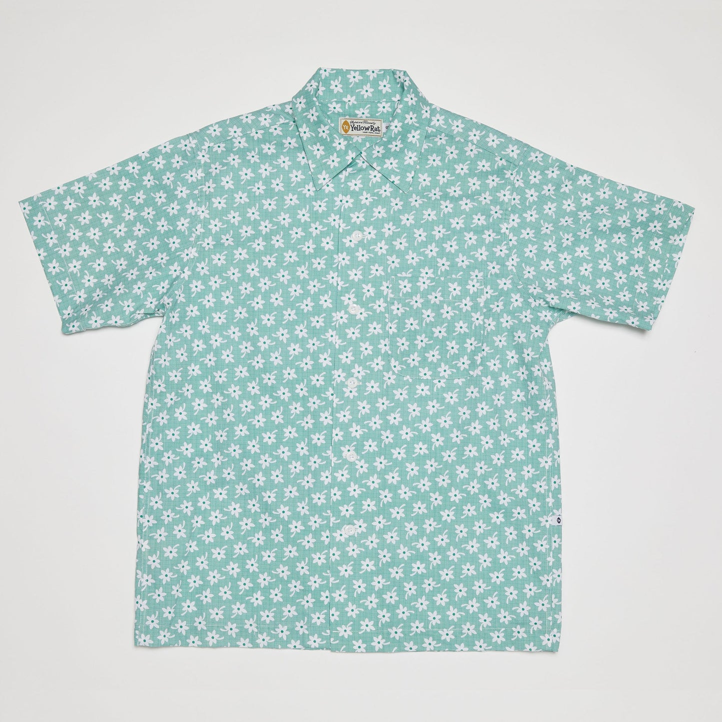 Open Collar Shirt (Green)