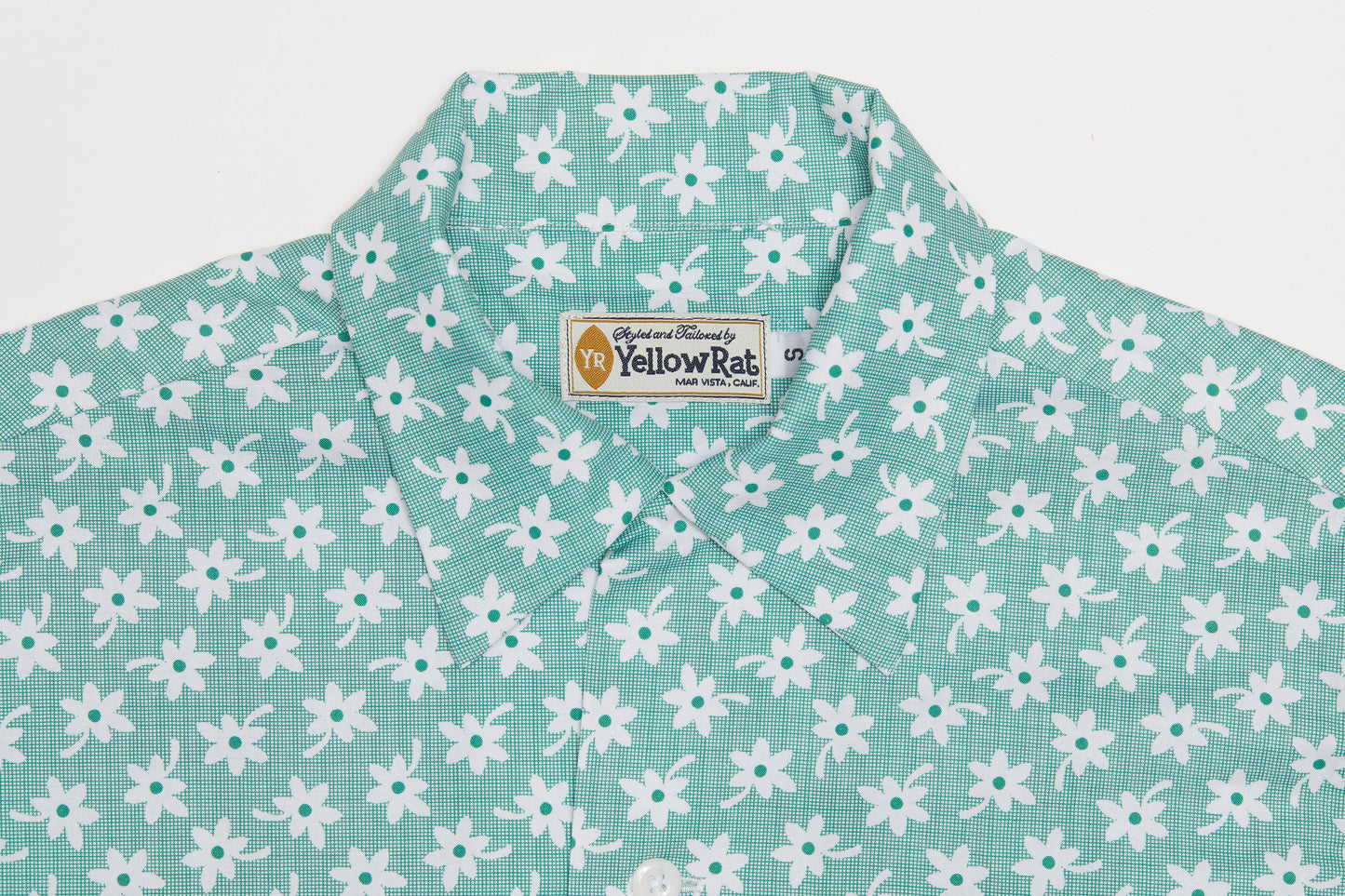 Open Collar Shirt (Green)