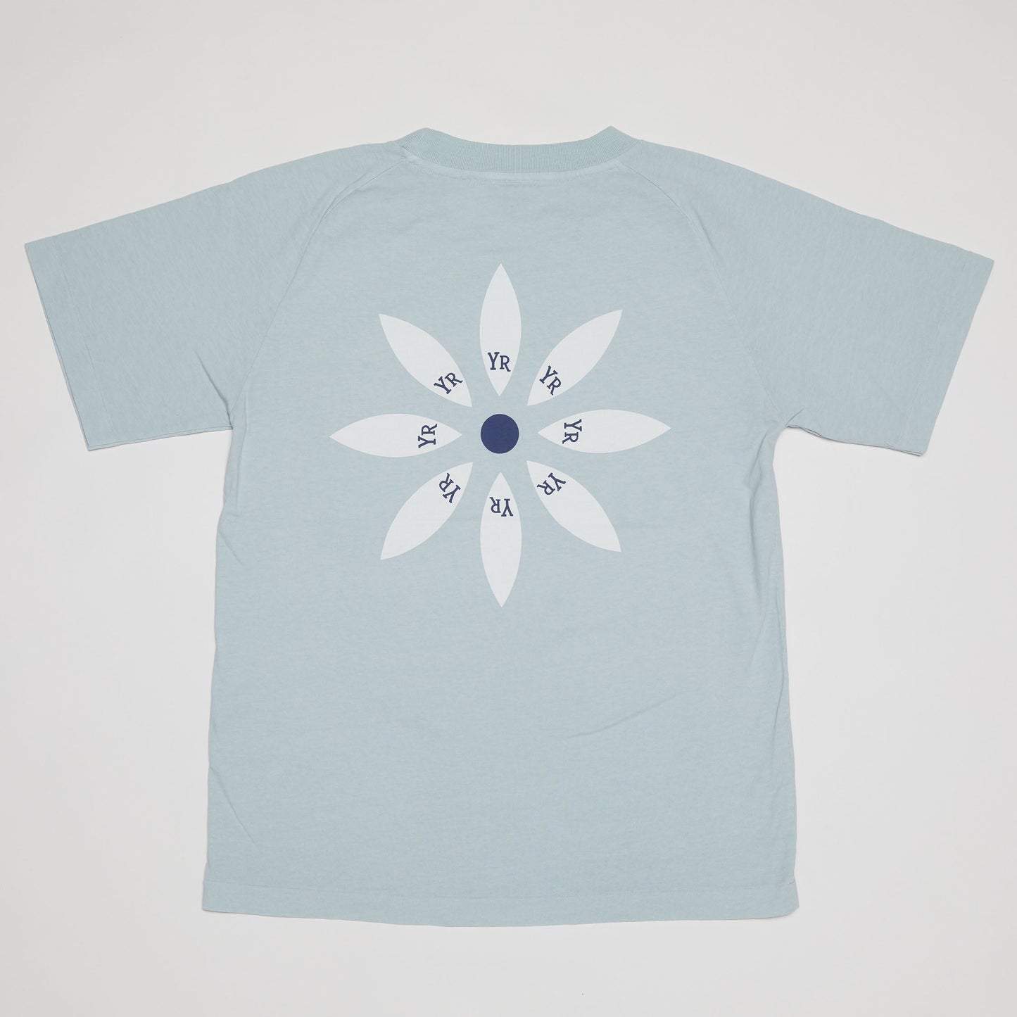 YR Flower T-Shirt (Dusty Blue)
