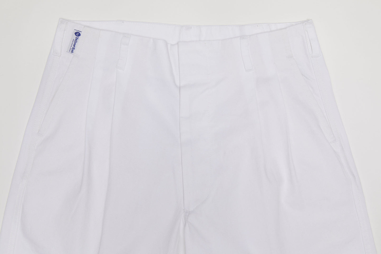 Peg-top Pants (White)
