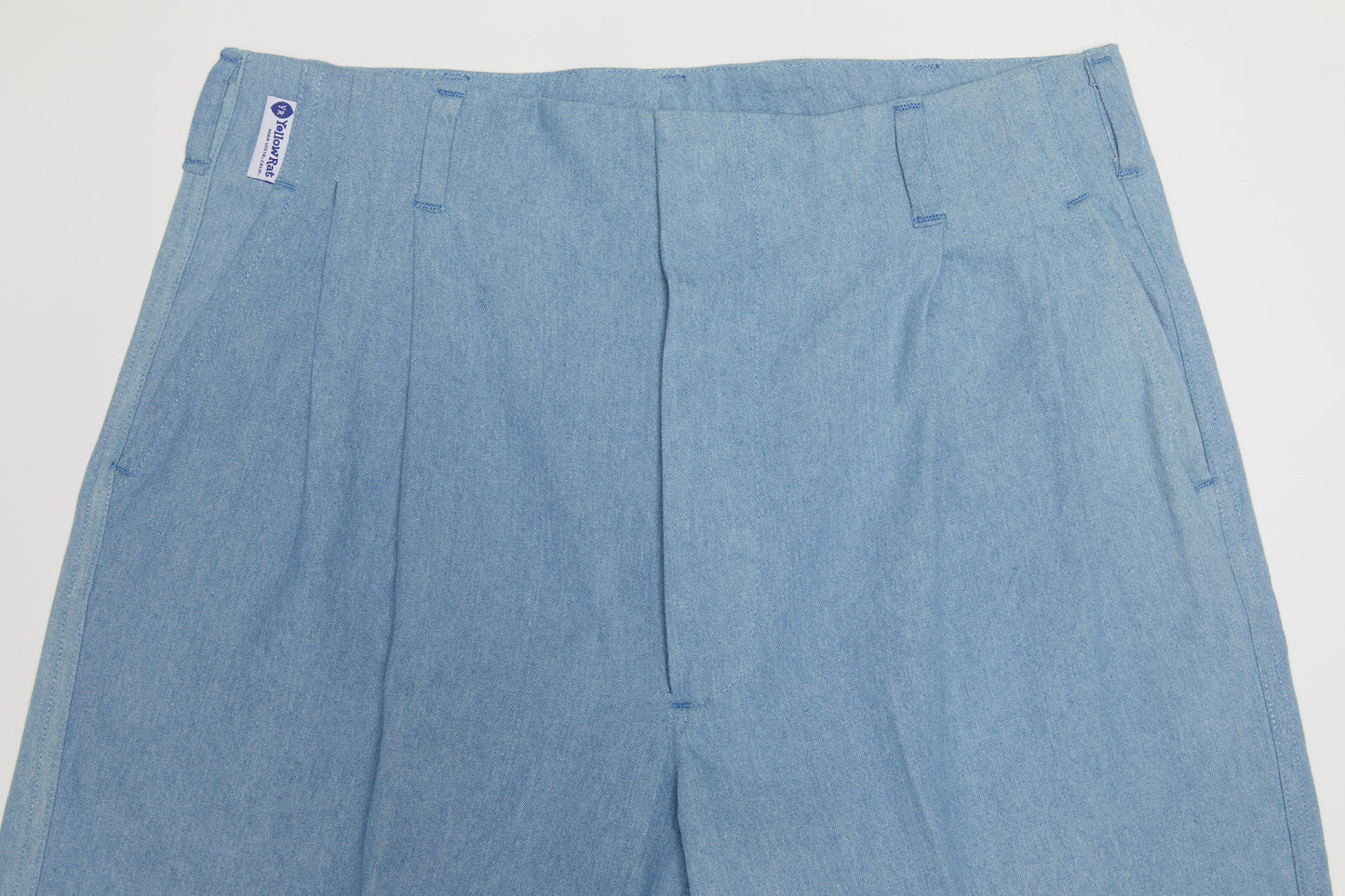 Peg-top Pants (Light Blue)
