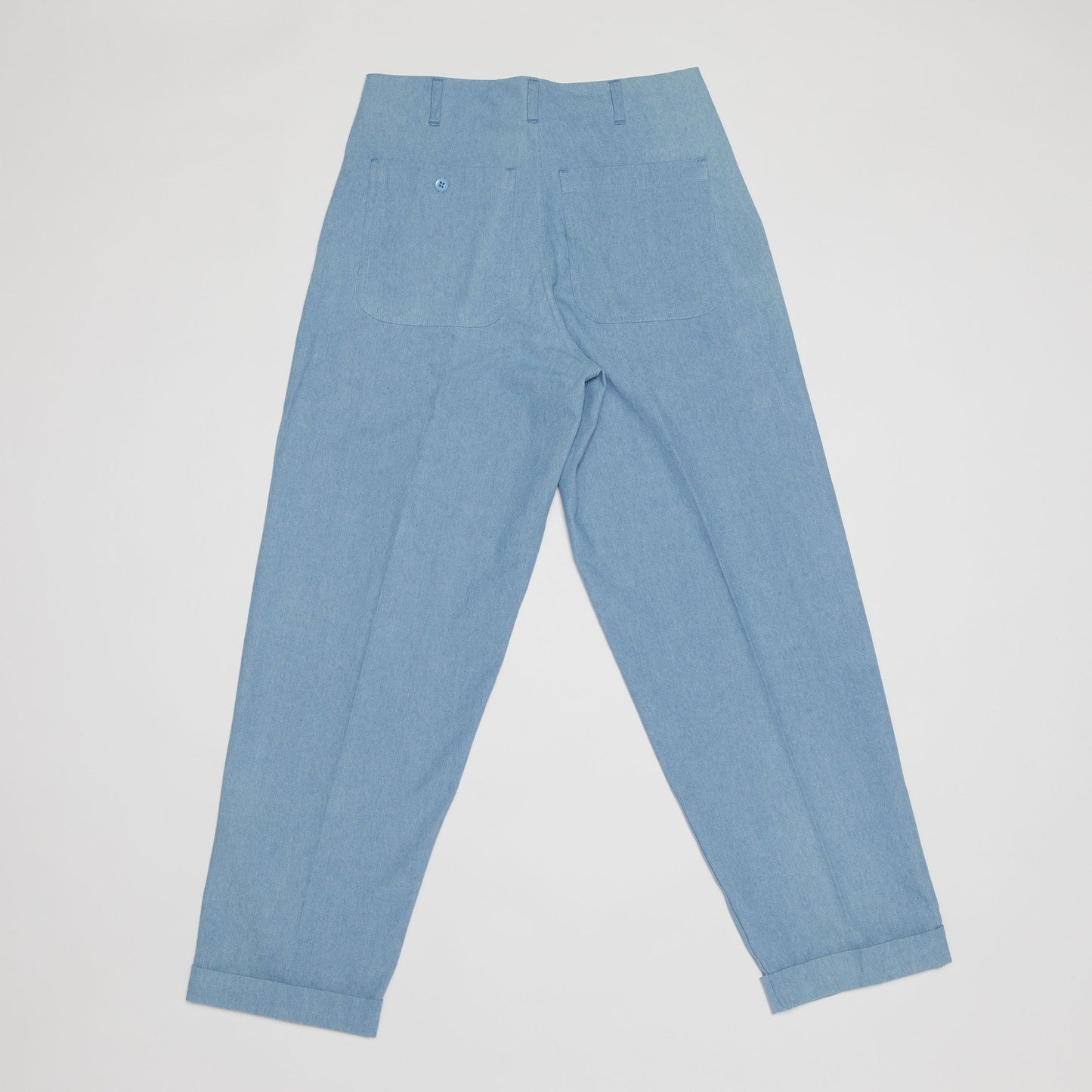 Peg-top Pants (Light Blue)