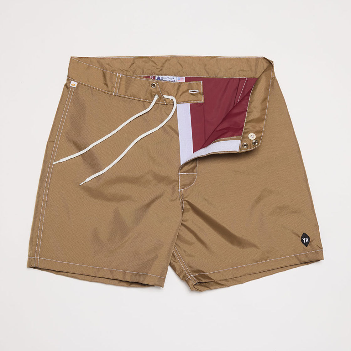 Solid Nylon Trunks (Tan)