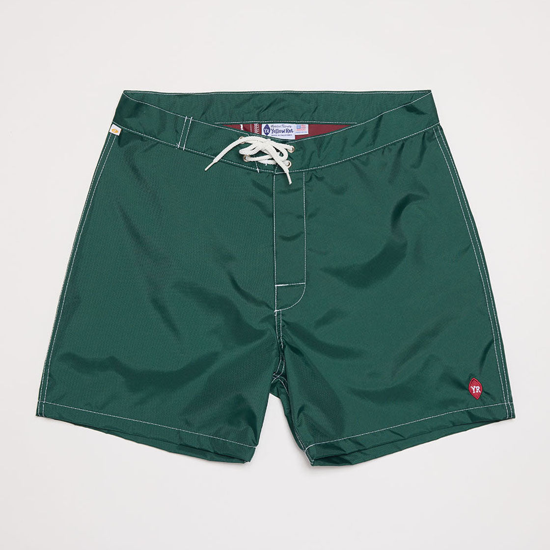 Solid Nylon Trunks (Forest)