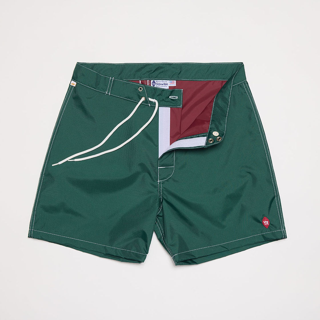 Solid Nylon Trunks (Forest)