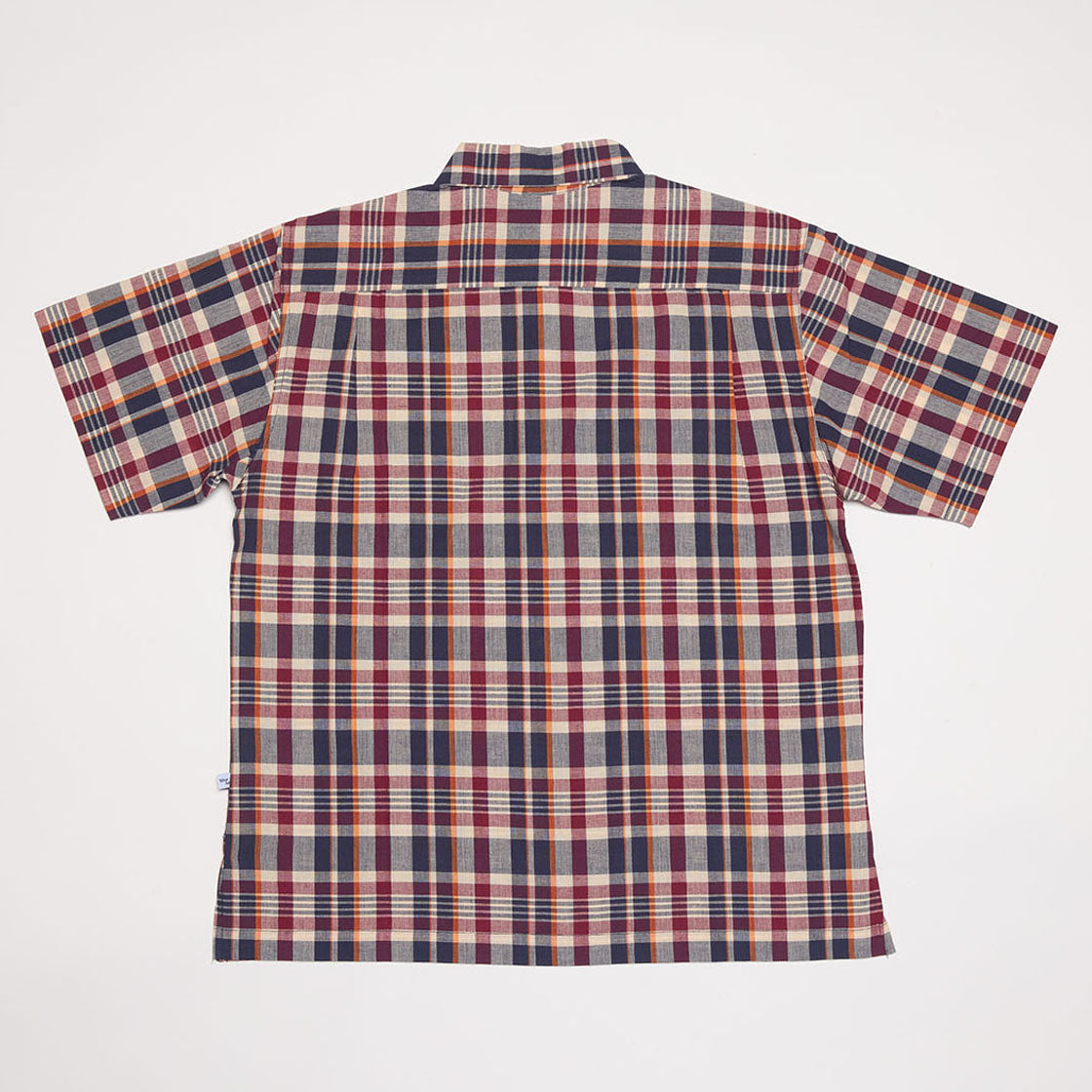 40s Pull-over Shirt (Navy x Wine)