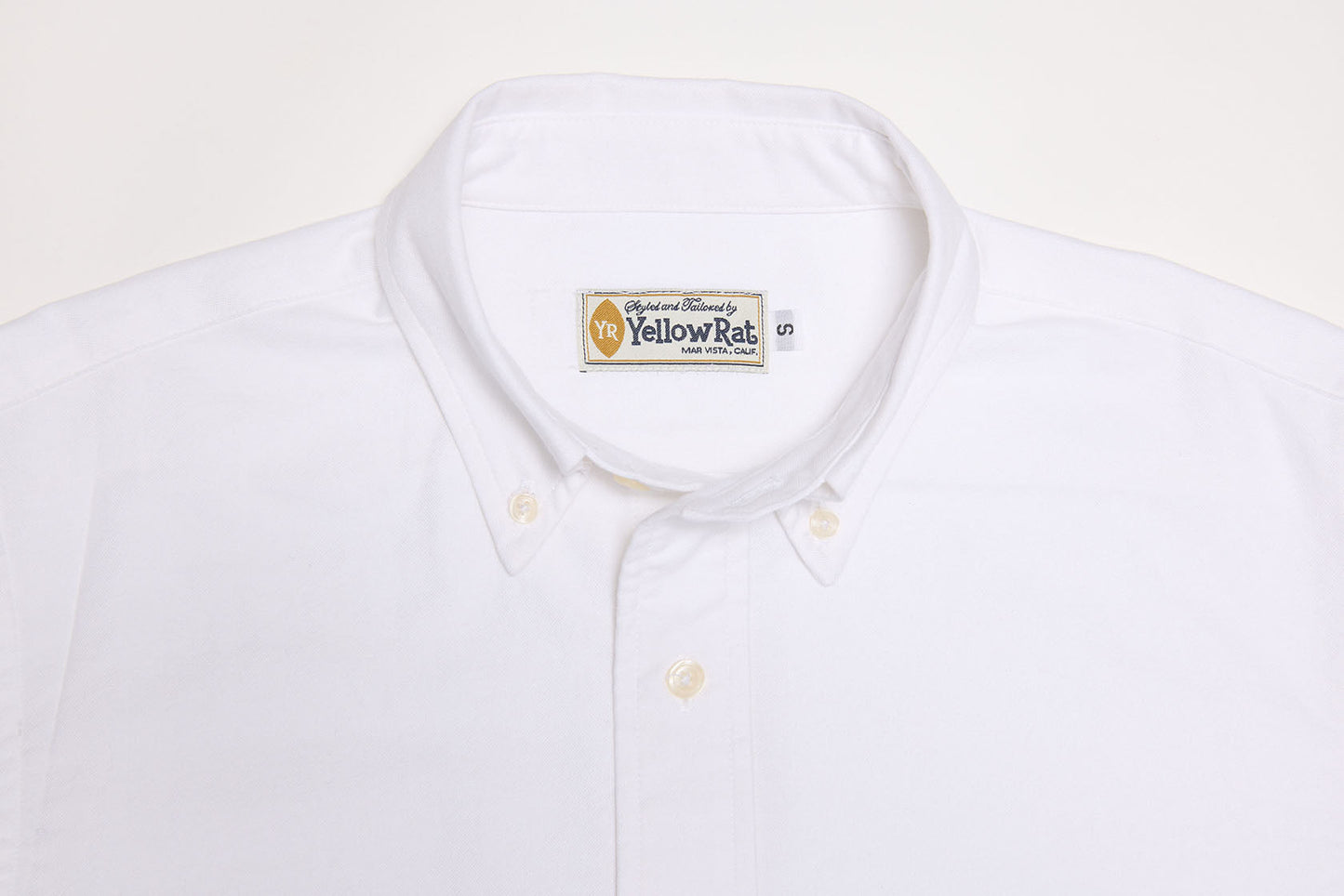 Long Sleeve Oxford Button-down Shirt (White)