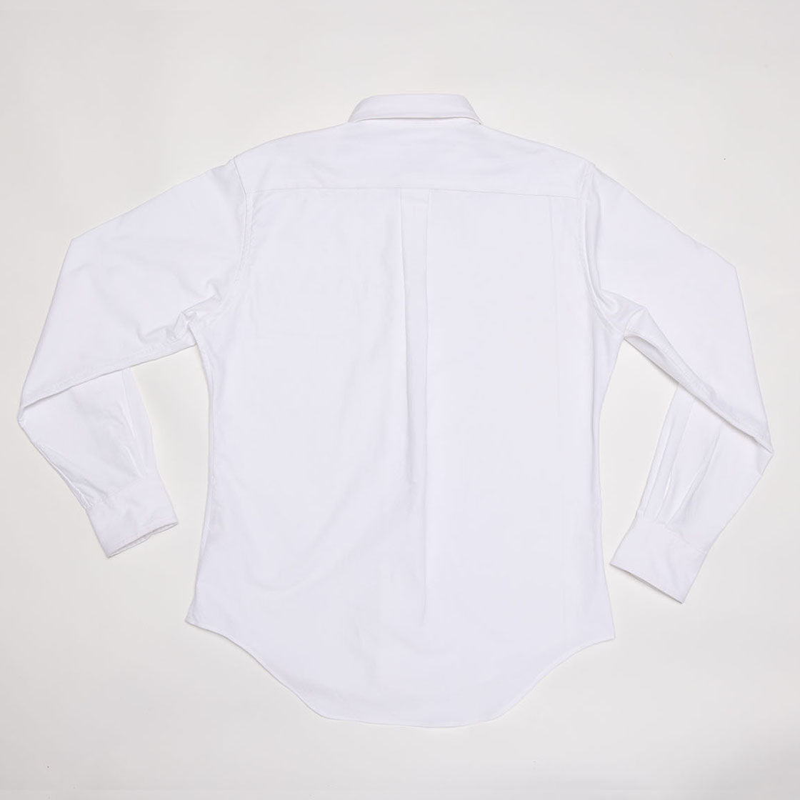 Long Sleeve Oxford Button-down Shirt (White)