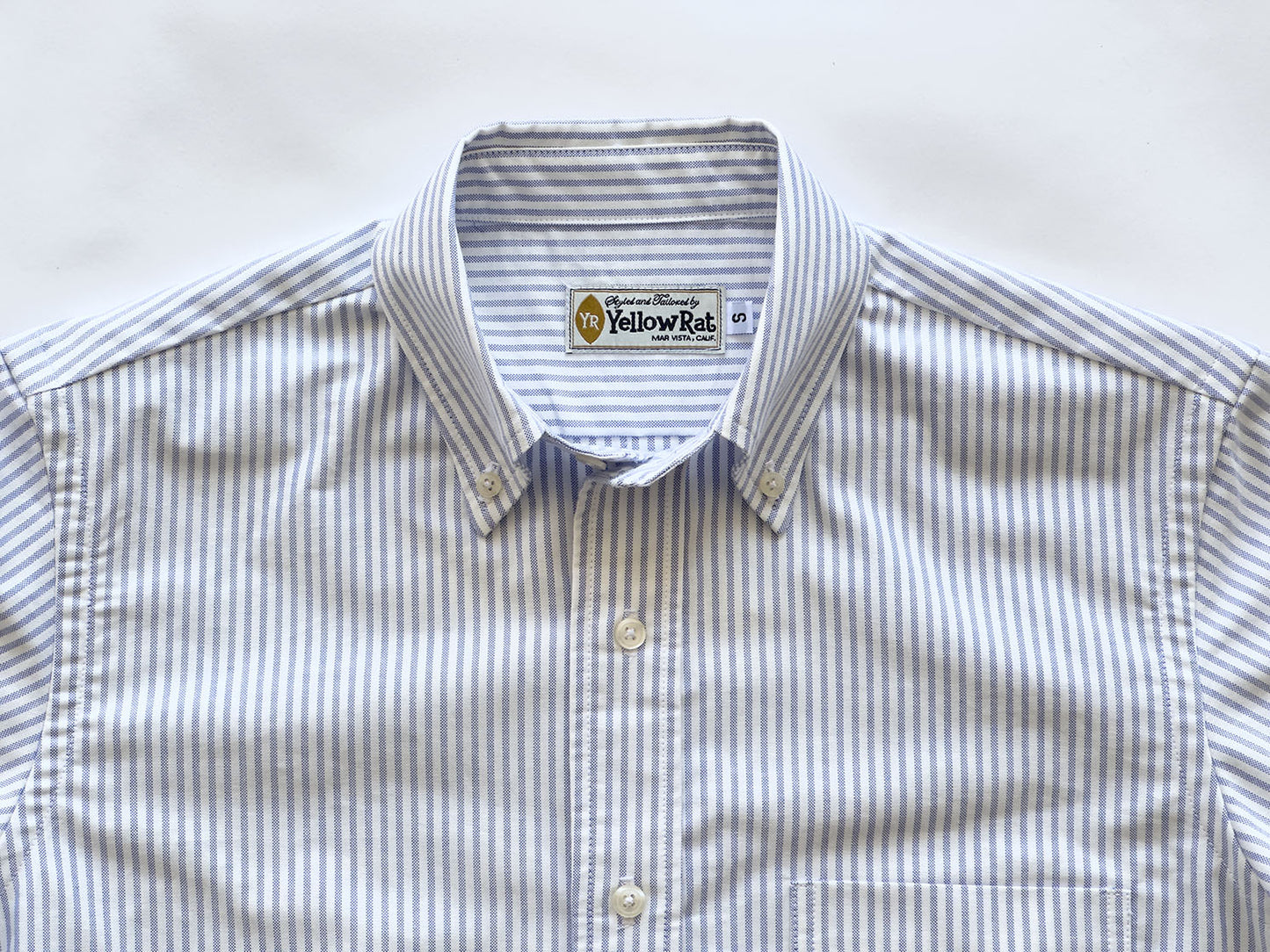 Long Sleeve Oxford Button-down Shirt (Stripe)