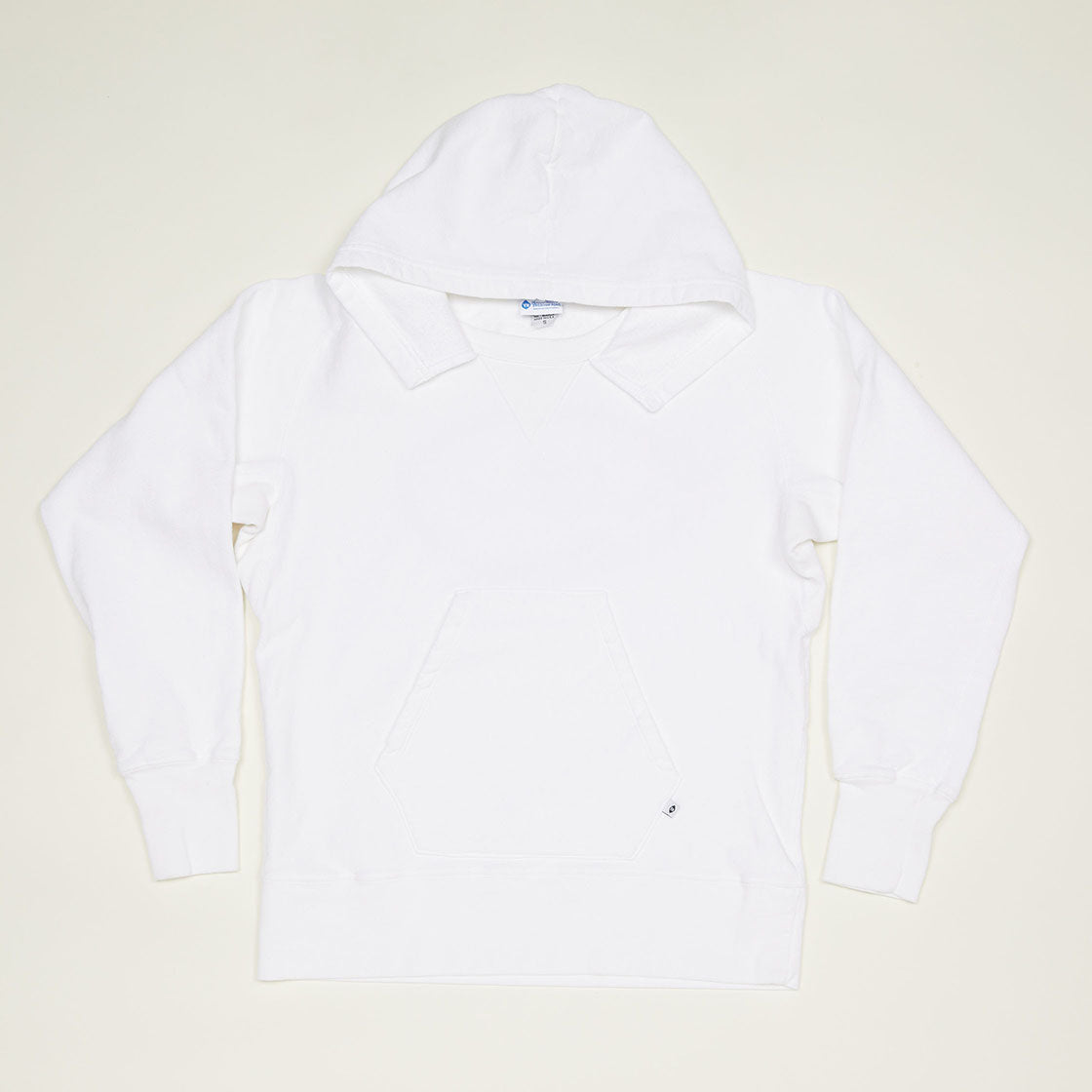 Pull-over Hooded Sweatshirt (White)