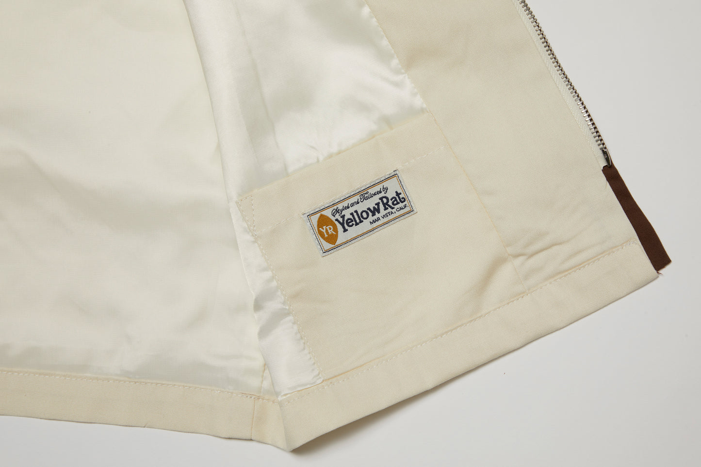 Port Coat III (Ivory x Brown)