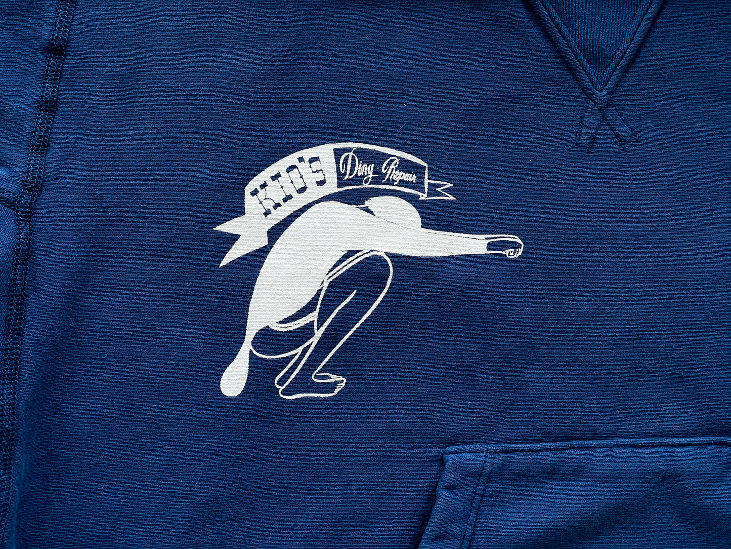 Kio's Ding Original Pull-over Hooded Sweatshirt (Navy)