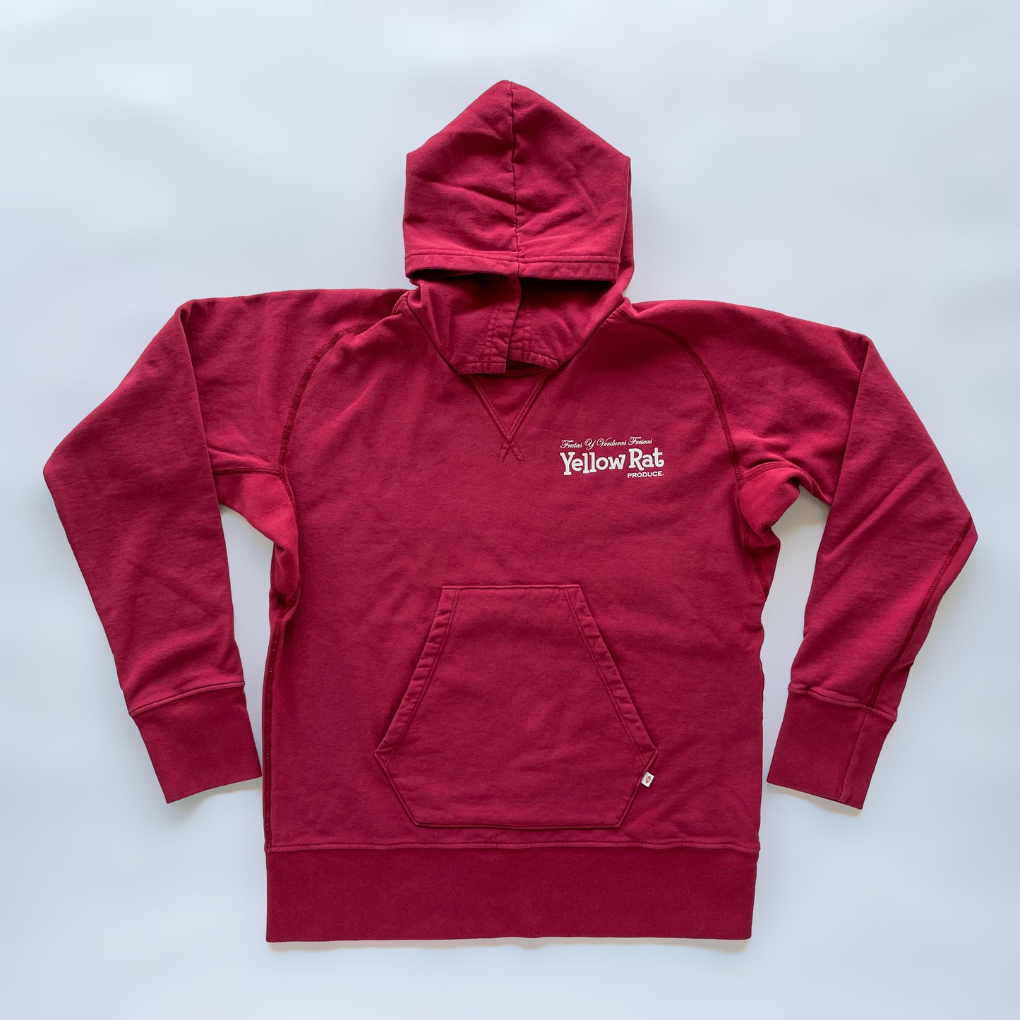 Japanese Eggplant Pull-over Hooded Sweatshirt (Wine)
