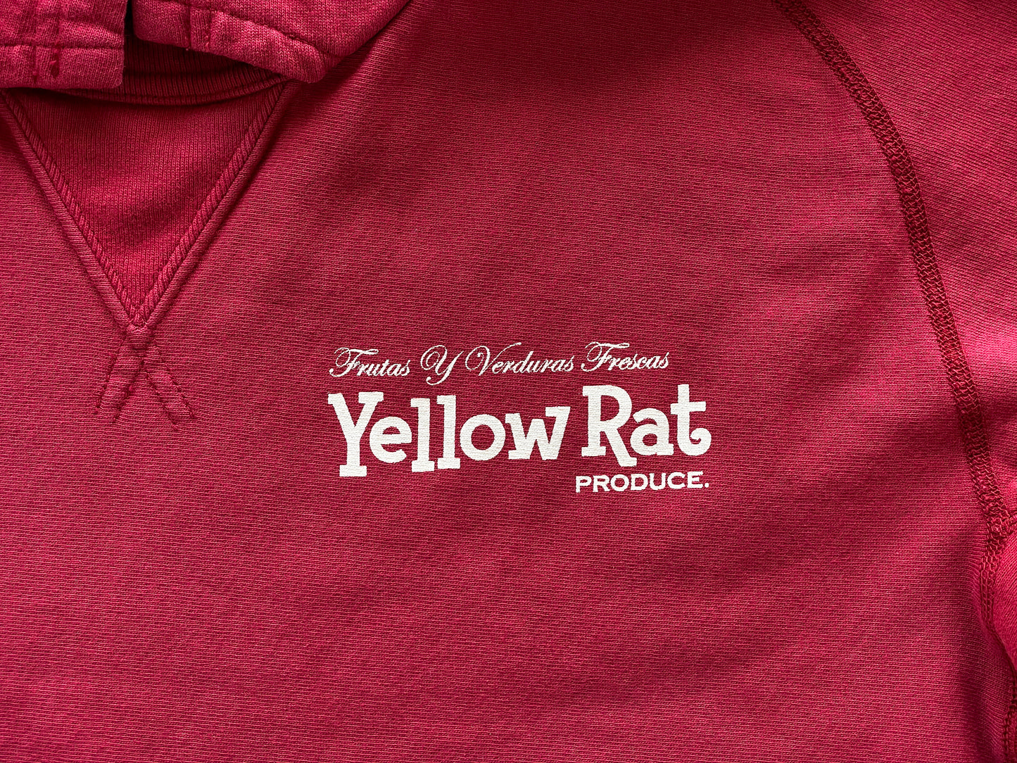 Japanese Eggplant Pull-over Hooded Sweatshirt (Wine)
