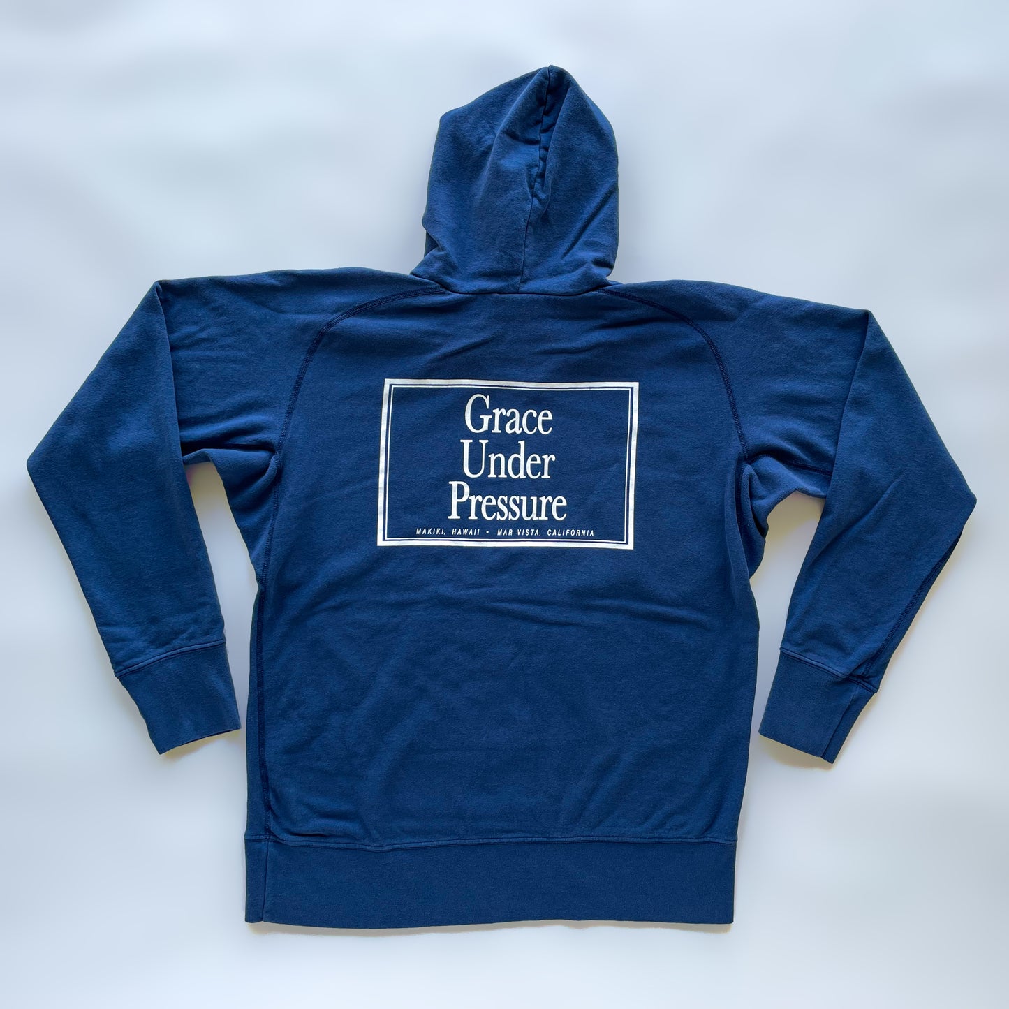 Grace Under Pressure Pull-over Hooded Sweatshirt (Navy)