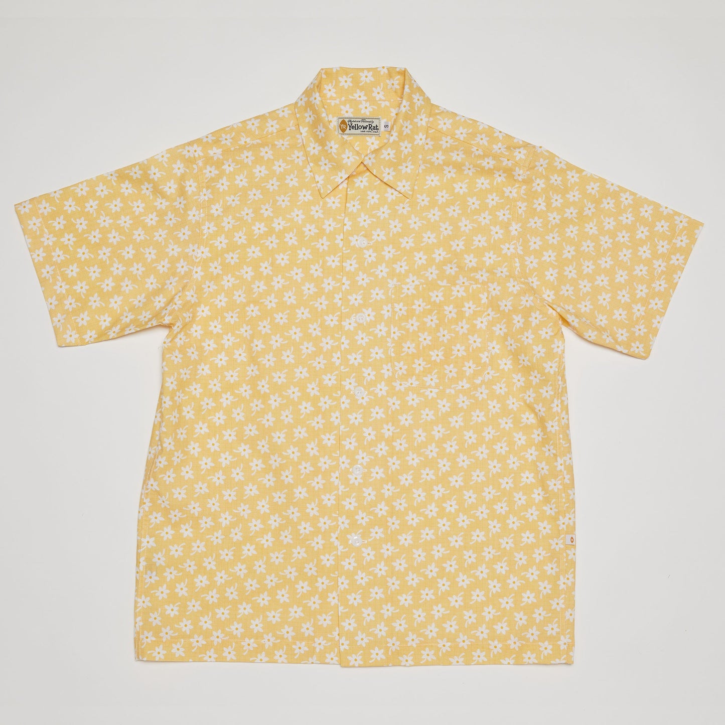 Open Collar Shirt (Yellow)