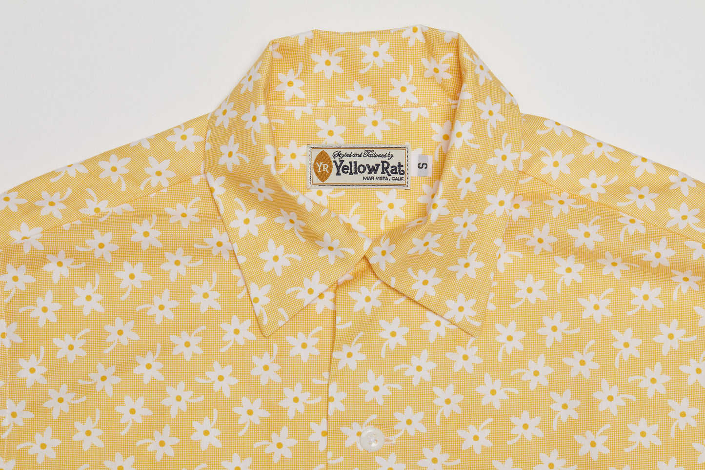 Open Collar Shirt (Yellow)