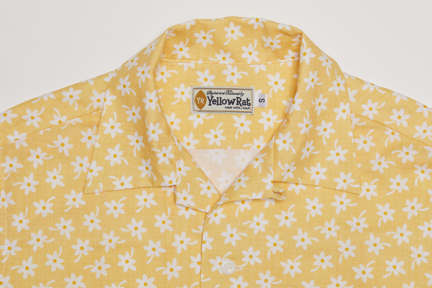 Open Collar Shirt (Yellow)