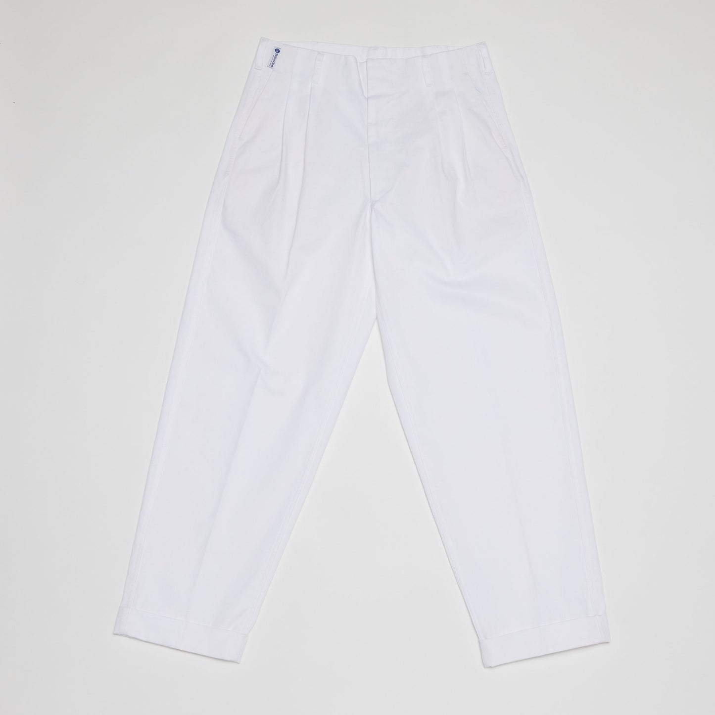 Peg-top Pants (White)
