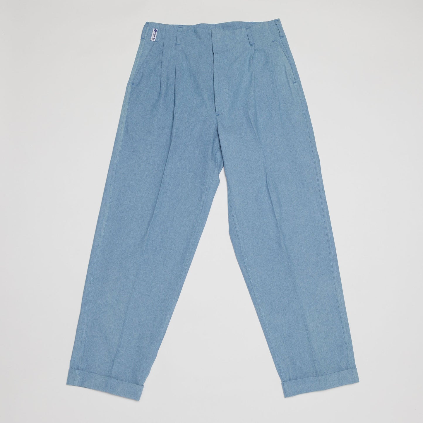 Peg-top Pants (Light Blue)