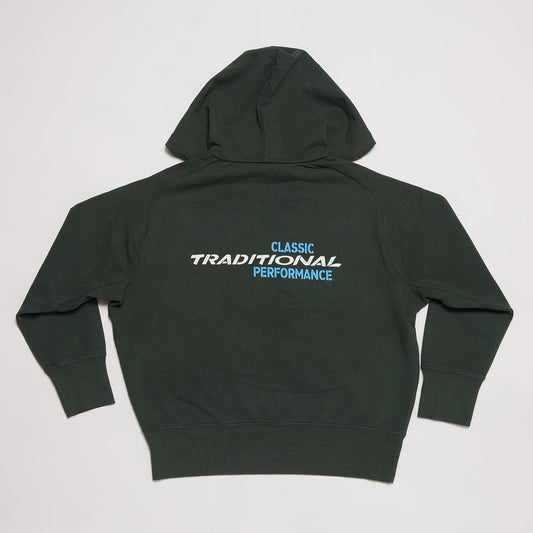 Classic Traditional Performance Pull-over Hooded Sweatshirt (Forest)