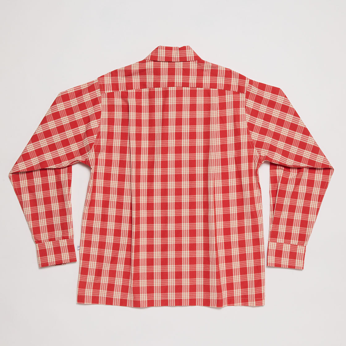 Open Collar Shirt (Red)