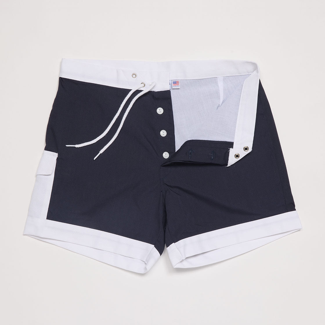 Hawaiian Holiday Trunks (Navy)