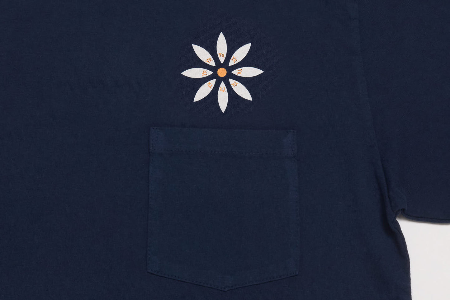 Flower T-shirt (Navy)