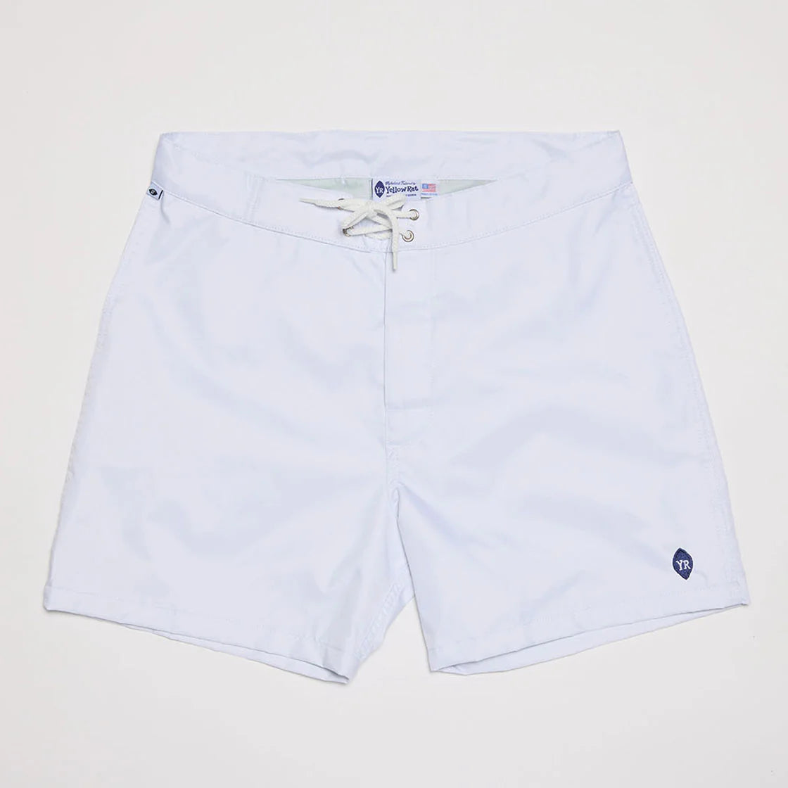 Solid Nylon Trunks (White)