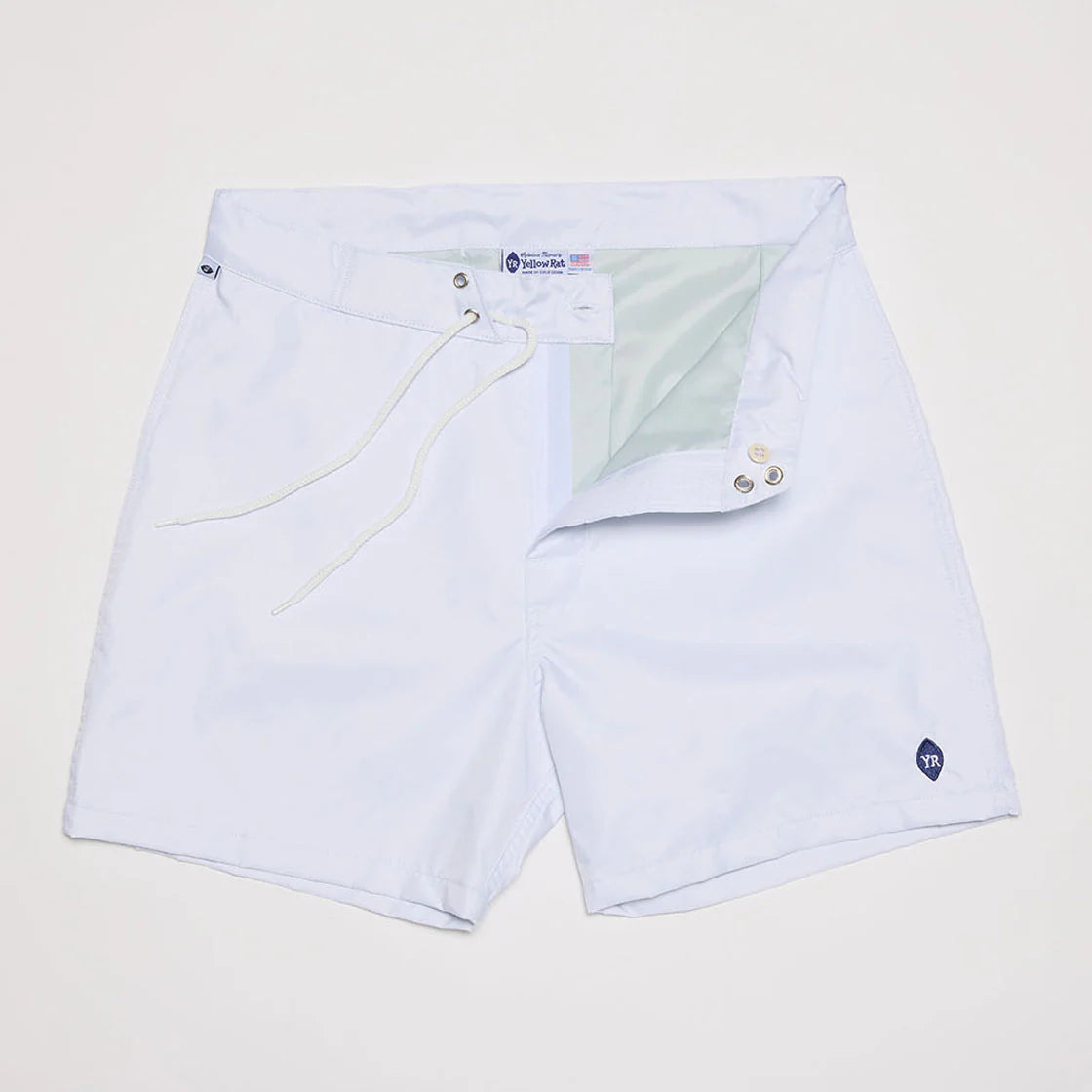 Solid Nylon Trunks (White)