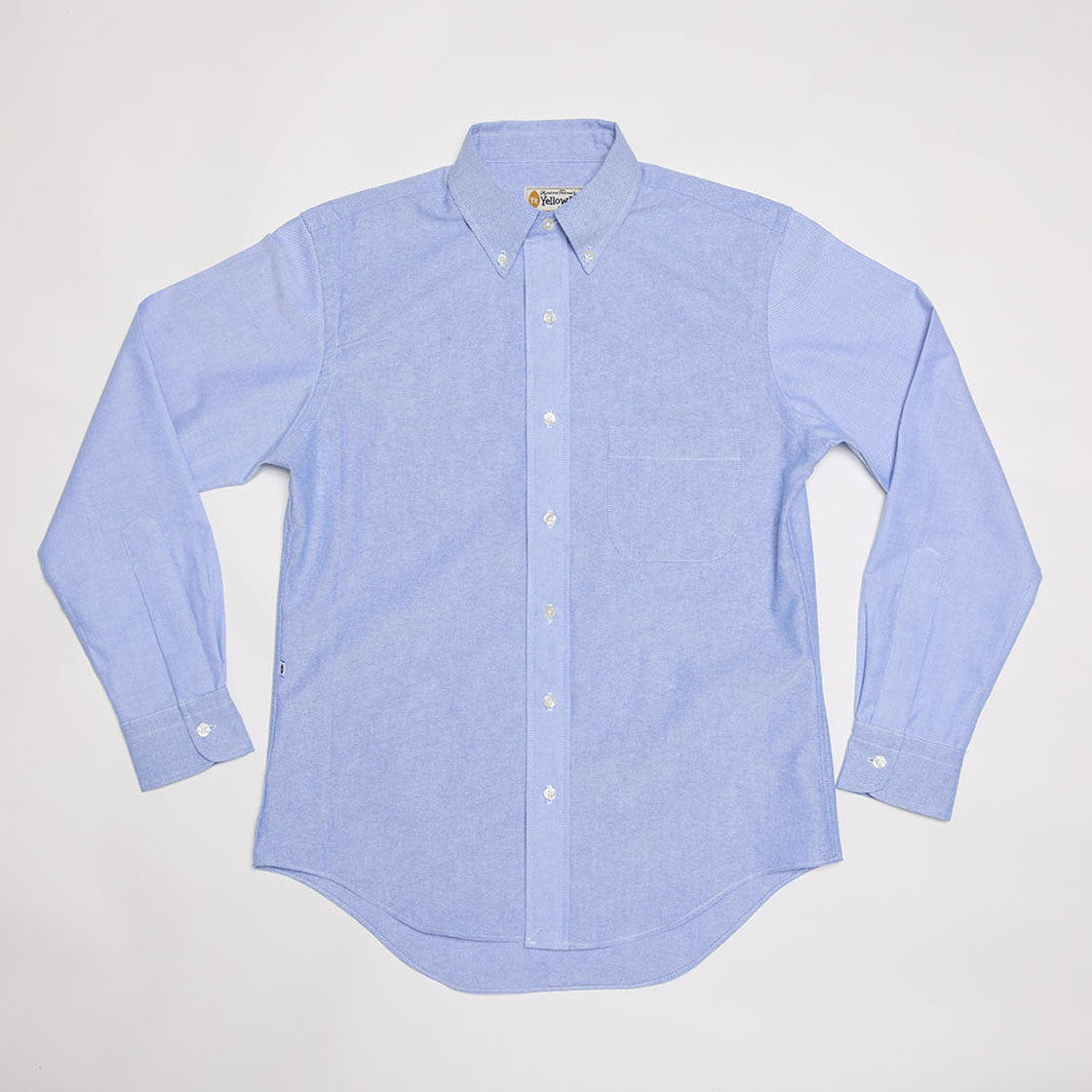 Long Sleeve Oxford Button-down Shirt (Blue)