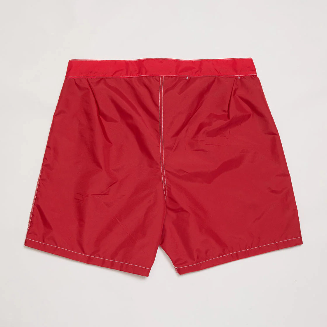 Solid Nylon Trunks (Red)