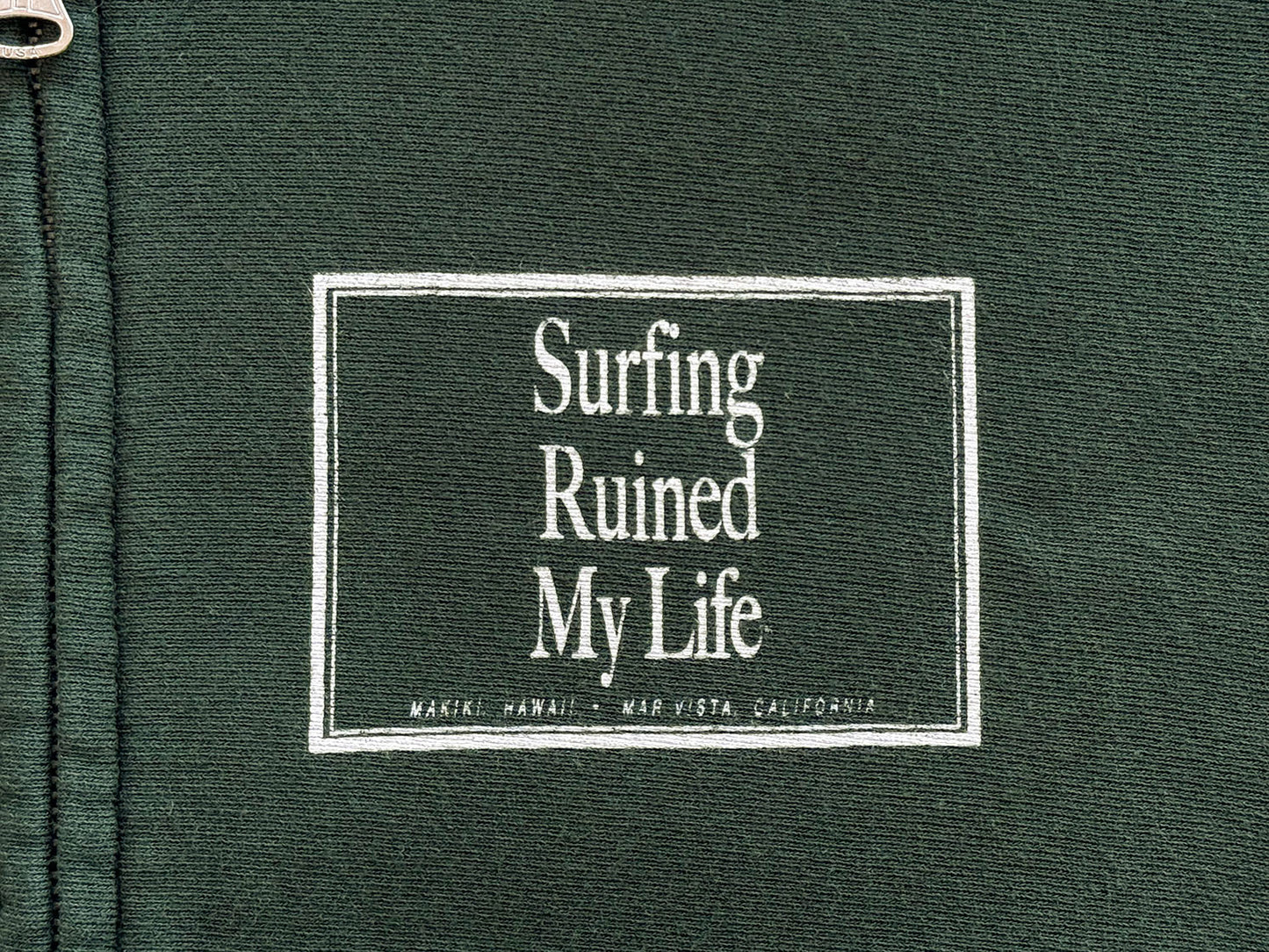 Surfing Ruined My Life Sweatshirt (Forest)
