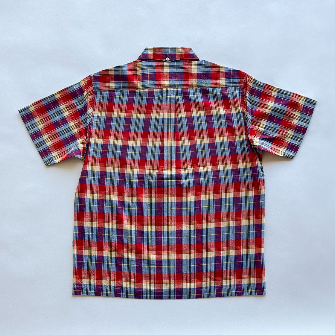 Button-down Shirt (Red x Blue)