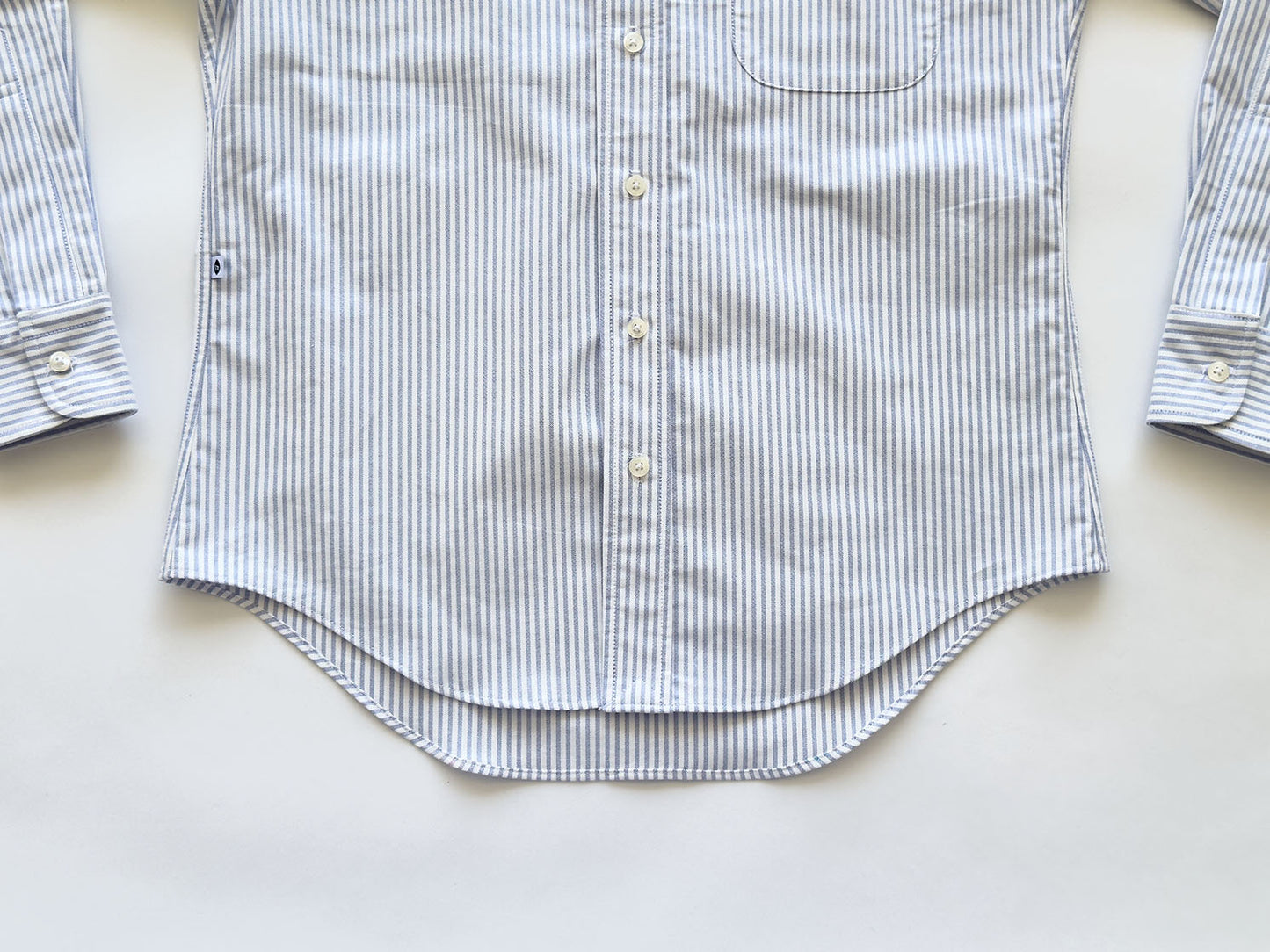 Long Sleeve Oxford Button-down Shirt (Stripe)