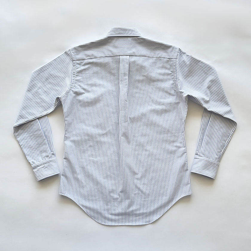 Long Sleeve Oxford Button-down Shirt (Stripe)