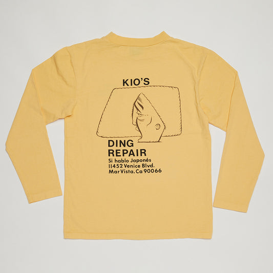Kio's Ding 5th Generation Mock Neck Long Sleeve Tee (Butter)