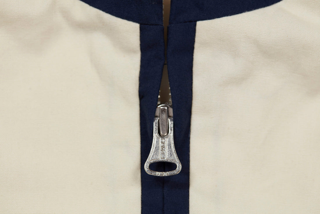 Port Coat (Ivory x Navy)