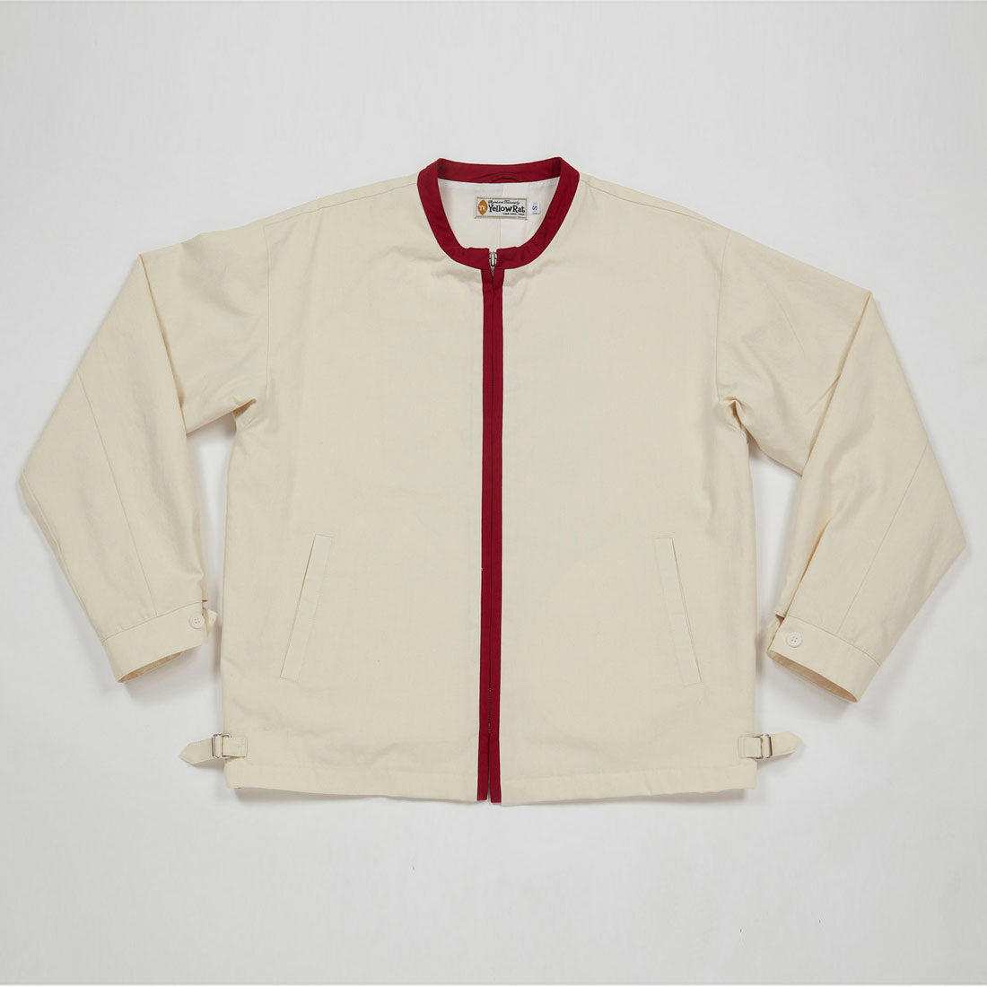 Port Coat (Ivory x Red)