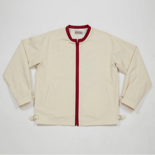 Port Coat (Ivory x Red)