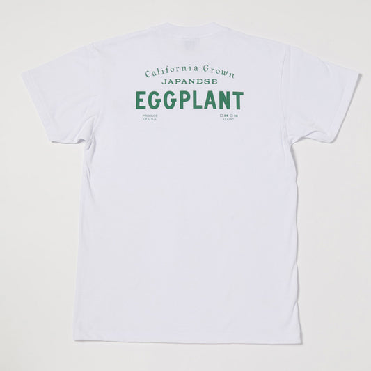 Japanese Eggplant T-shirt (White)