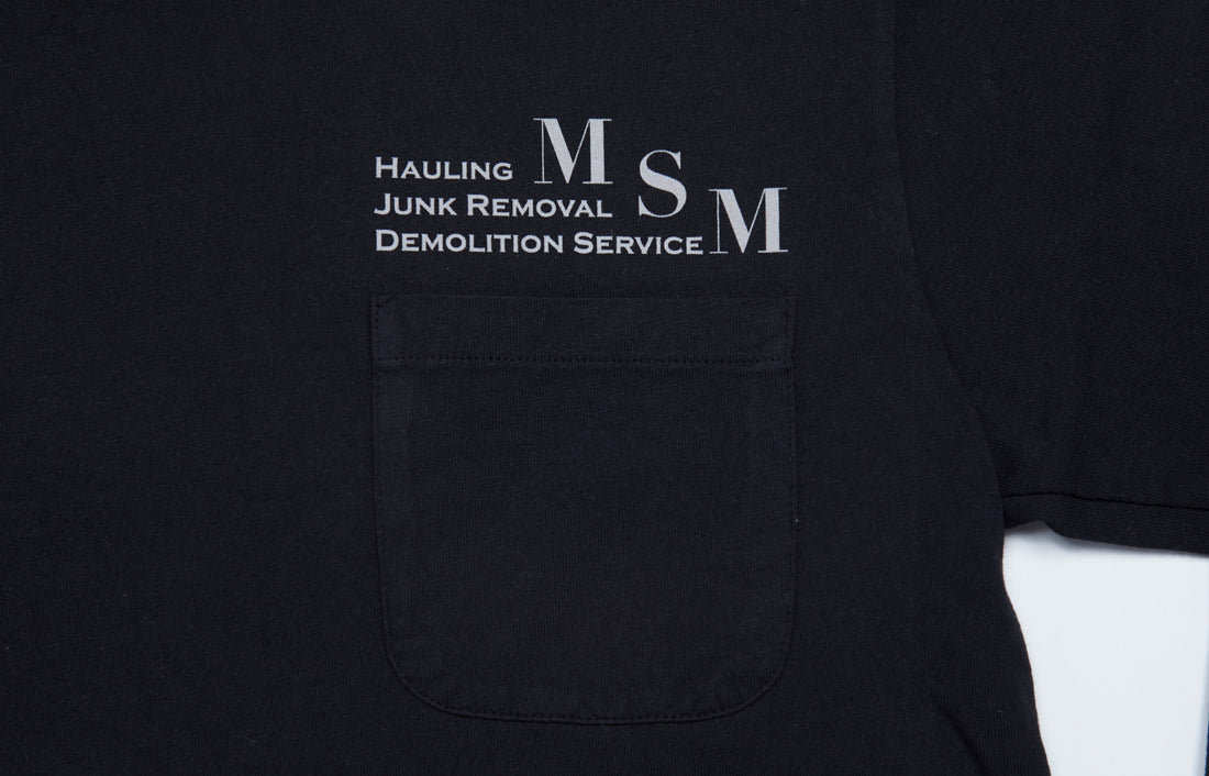 MSM Mock Neck Long Sleeve Tee (Black)